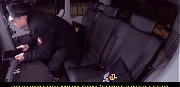  VIP SEX VAULT - Ukrainian girl Daphne Klyde gets dicked at the car service
